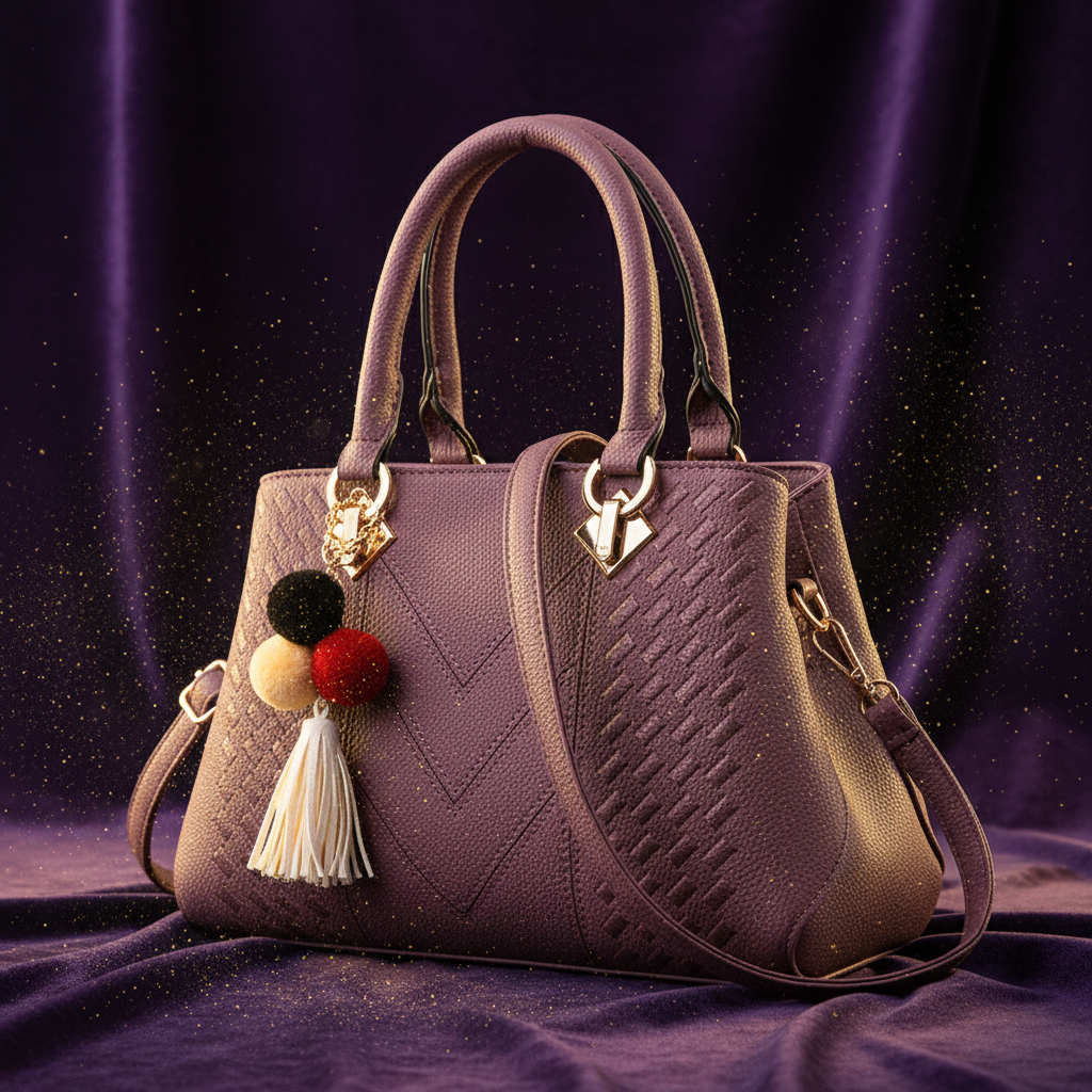 Purple Bag - Royal Purple Velvet