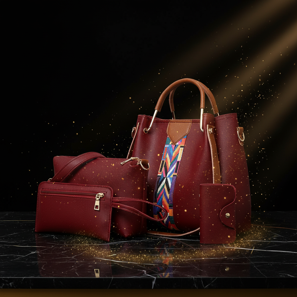 Ultra Luxury Handbag - Black Gold