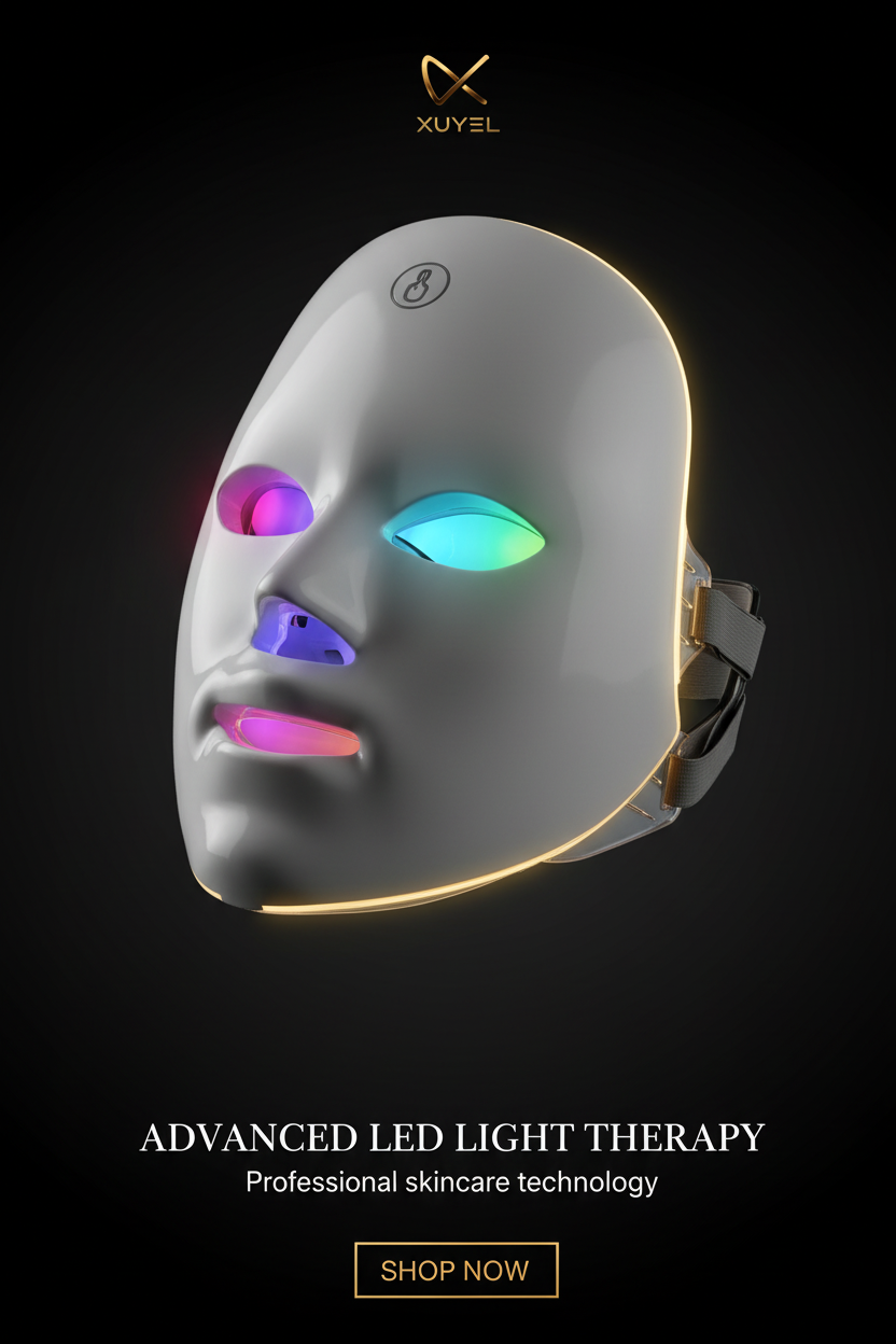 XUYEL LED Face Mask Mobile Banner